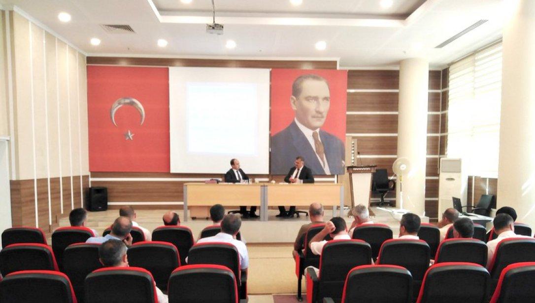 Vali Yardımcısı Ferhat Atar başkanlığında toplantı yapıldı