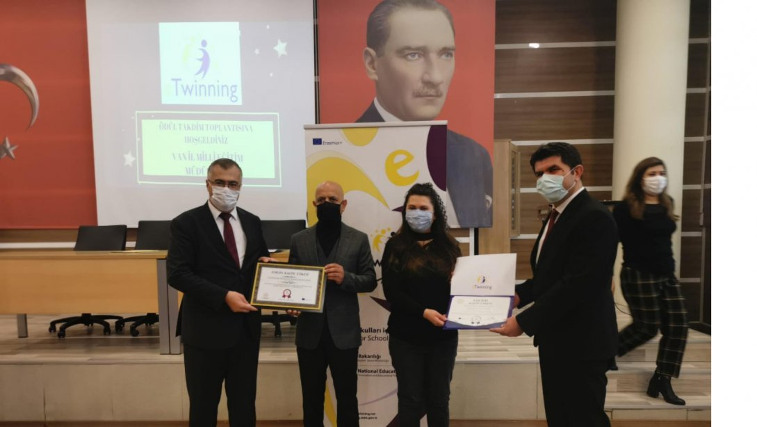 e Twinning Başarı Ödülleri Töreni yapıldı