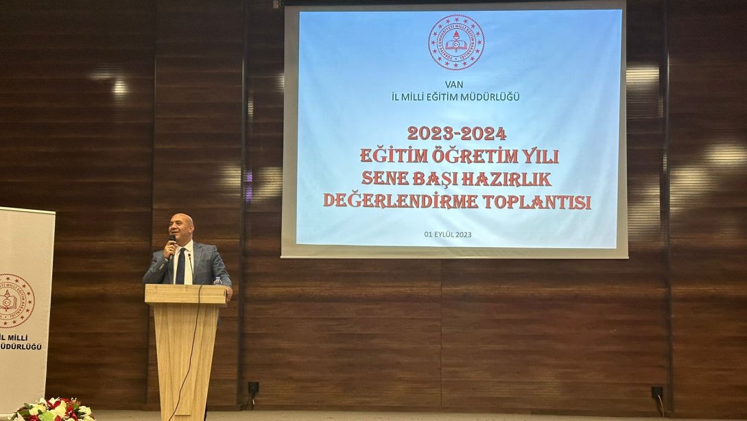 İl Millî Eğitim Müdürümüz Mehmet Nurettin Aras Başkanlığında Sene Başı Hazırlık Değerlendirme Toplantısı Yapıldı.