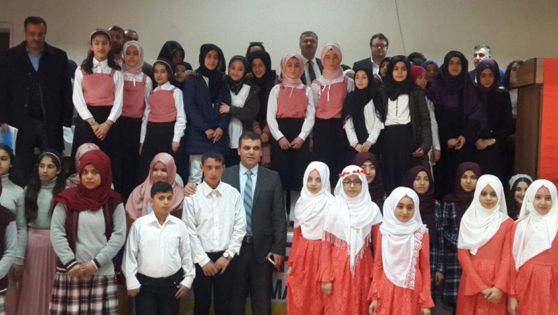 İmam Hatip Ortaokullar arası Arapça şarkı yarışması sonuçlandı