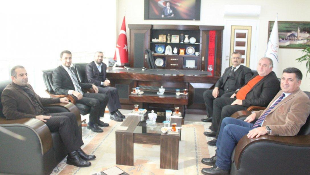 Başkan SAY'dan İl Milli Eğitim Müdürü Hasan TEVKE'ye ziyaret