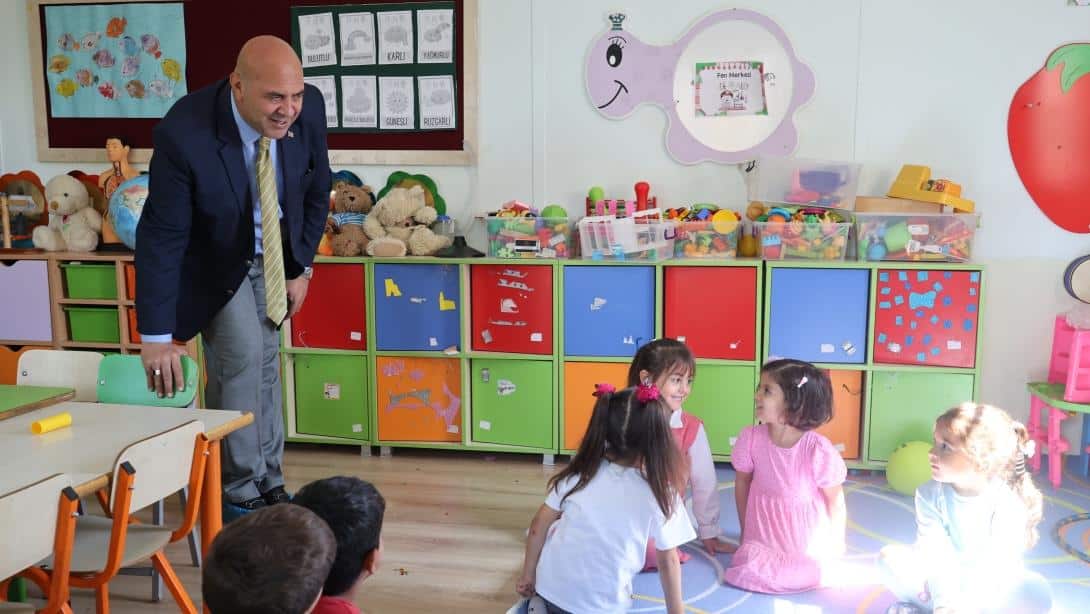 İL MÜDÜRÜMÜZ SN. ARAS, HÜRRİYET BİLFEN ANAOKULUNU ZİYARET ETTİ