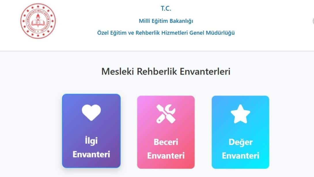 ÖĞRENCİLERİN MESLEKİ YÖNELİMLERİNİ GÜÇLENDİRECEK ENVANTERLER UYGULANACAK